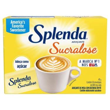Imagem de Adoçante Sucralose em Pó 50 Sachês Splenda 40g