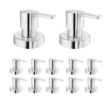 Imagem de Kit 12 Acabamento P/ Registro Gali 1/2, 3/4 E 1 Docol