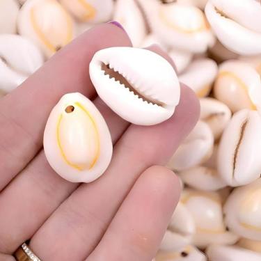 Imagem de Kit 100 Peças Búzio Concha Para Artesanato Mar Praia 2 a 3cm - Lótus B