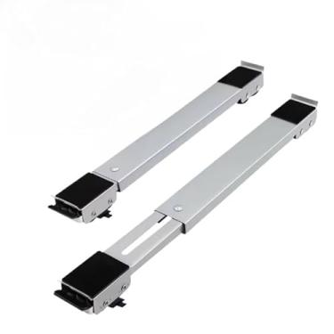 Imagem de Suporte com Rodinhas para Geladeira, Máquina de Lavar Roupa, Fogão, Lava Louças e Lousa(Cinza)