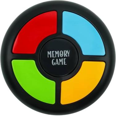Imagem de Jogo Da Memoria 4 Anos Com Luzes e Som, Jogo de Memorizar Cores Eletronico Redondo, Brinquedo de Memorização, Jogos de Tabuleiro Para Viagem Pais e Filhos, Jogo de Sequencia PREMIUM