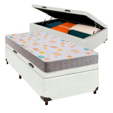 Imagem de Cama Box Bau + Colchão Solteiro D20 Inducol