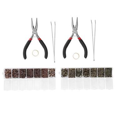 Imagem de ZJchao Anéis para Fazer Joias, Anéis de Salto de Liga de Cobre de Liga de Aço Inoxidável para Joias DIY, Com Caixa de Plástico para Organização, Cor de Cobre Bronze Disponível