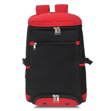 Imagem de Mochila de Tênis Grande Capacidade Badminton Respirável com Compartimento para Sapatos Equipamentos Esportivos Camisetas Bolas Toalhas Telefone Power Bank Tablet Garrafas Água e Itens Pessoais