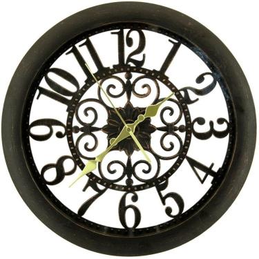 Imagem de Relógio De Parede Maquina De Quartz Decorativo 35,5cm Vazado