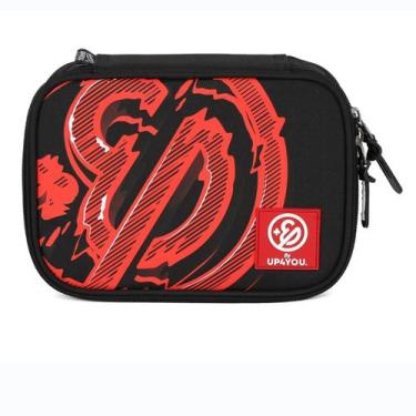 Imagem de Estojo Box 100 Pens Juvenil ENALDINHO Vermelho Luxcel 49458