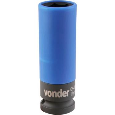 Imagem de Soquete Sextavado Impacto Encaixe 1/2" 17mm Vonder
