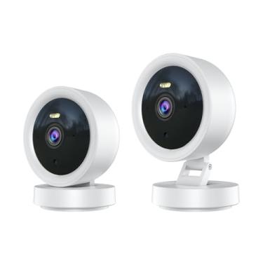 Imagem de Snsowed Câmera de Segurança Sem Fio 1080P Com Visão Noturna, áudio Bidirecional para Casa, Vigilância de Escritório, Câmera WiFi para Ambientes Internos e Externos