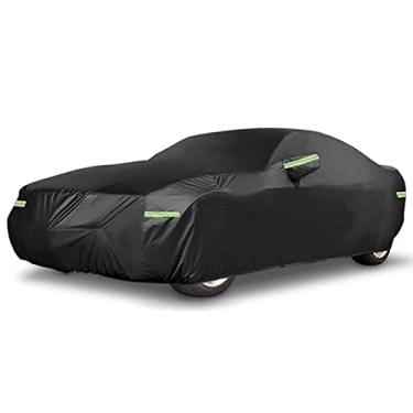 Imagem de Capa de carro impermeável respirável, capa universal completa para carro Sedan SUV (398.8 cm-528.3 cm), proteção UV capa automotiva à prova de vento à prova de poeira resistente a arranhões para todos
