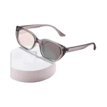 Imagem de Óculos De Miopia Femininos Estilo Gato Com Mudança De Cor UV Anti-luz 