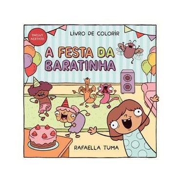 Imagem de A festa da Baratinha  Livro de colorir - Editora Sextante