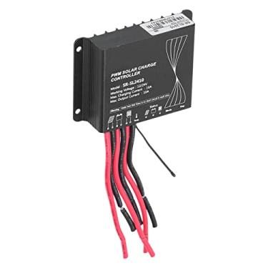 Imagem de Cryfokt Controlador de Carga Solar Regulador de Energia à Prova D'água Eficiente para Acessórios de Rv para Uso Doméstico e Estação Base 1 X Metal 10a