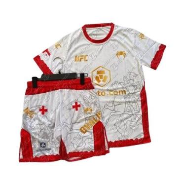 Imagem de Conjunto De Camiseta E Shorts Respirável Para Luta Masculina UFC Islam