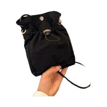 Imagem de Bolsa Transversal De Nylon Macio Multifuncional Mini Carteira Para Tel