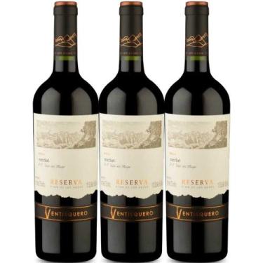 Imagem de Vinho Tinto Ventisquero Reserva Merlot 750ml (3 und)