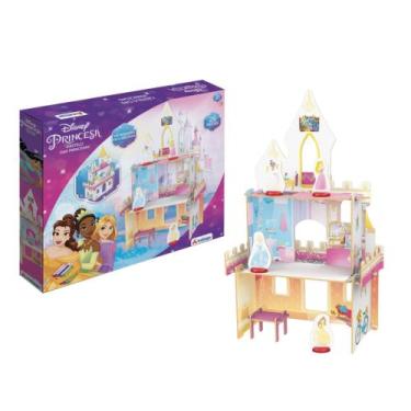 Imagem de Brinquedo Playset Castelo das Princesas Disney 29 Peças para Crianças 
