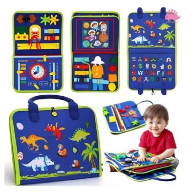 Imagem de Maleta Educativa Sensorial Tapete interativo Briquedo infantil - Gotra