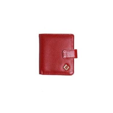 Imagem de Carteira Feminina Couribi Couro 2025 Vermelho-Feminino