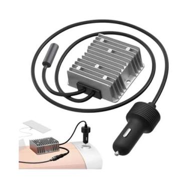 Imagem de Adaptador Inversor Mini Para Carro Com Plugue De Acendedor De Cigarros