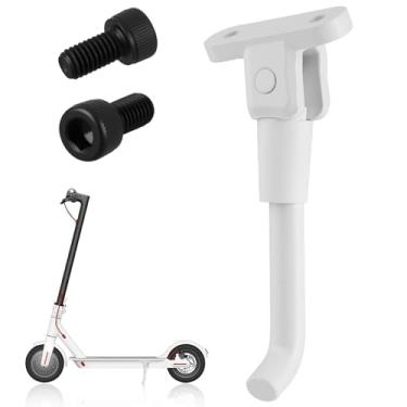 Imagem de Suporte de scooter compatível com Xiaomi M365/1S/Pro/Pro 2 Scooters elétricos, suporte lateral durável de substituição de suporte de estacionamento com parafusos, acessórios de reparo de fácil
