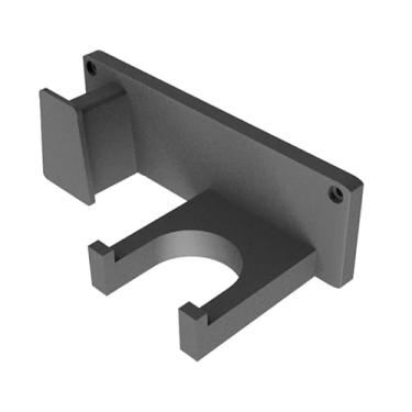 Imagem de Suporte De Parede P/Secador De Cabelo e Chapinha - Universal C/Parafusos (Preto) (Preto)