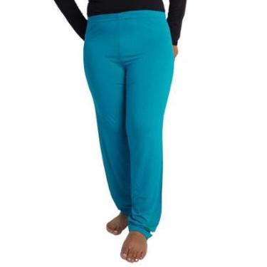 Imagem de Calça Pijama Viscolycra Plus Size Sepie 1208N Verde Água-Unissex