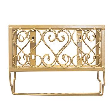 Imagem de Prateleiras de vinho de metal montadas na parede Suporte de vidro para garrafa de cozinha organizador de decoração de cozinha para casa garrafa de vidro dobrável suportes de garrafas de vinho (cor