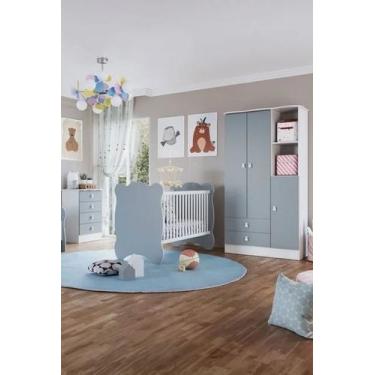 Imagem de Quarto de Bebê Completo Bambino 3 Portas 6 Gavetas , conjunto composto