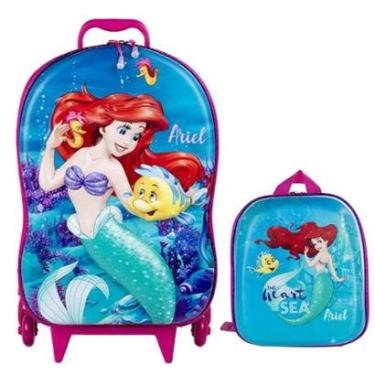 Imagem de KIT MALA PRINCESAS + LANCHEIRA PRINCESAS MAXTOY-Feminino