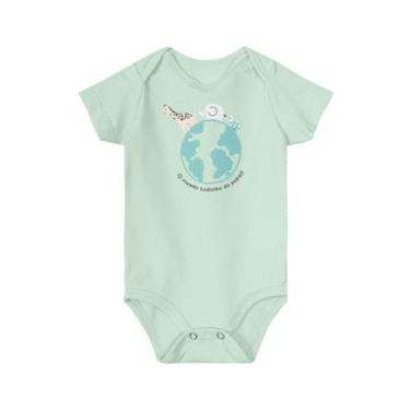 Imagem de Body Bebê Manga Curta Menino Frases Brandili-Masculino