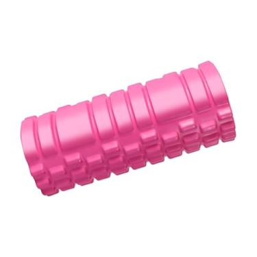 Imagem de Colaxi Rolo de espuma para ioga, coluna leve, ferramenta de massagem para o corpo todo, ideal para treinamento muscular, Rosa Vermelha