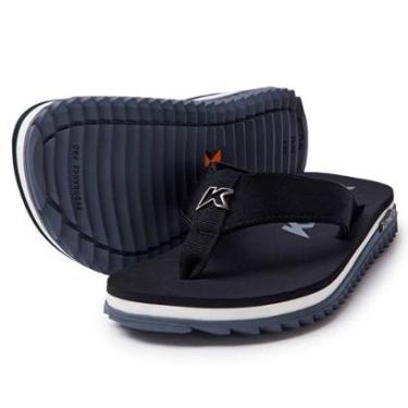 Imagem de Chinelo Kenner Kivah Line Masculino - Preto e Cinza - 40-Masculino