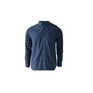 Imagem de Camisa Aramis Slim Sarja Xadrez Azul Tam. P-Masculino