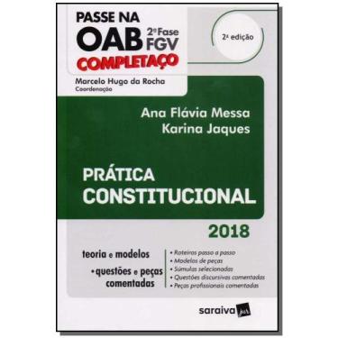 Imagem de Passe Na Oab 2ª Fase Fgv - Pratica Constitucional - 2ª Ed - SARAIVA (J