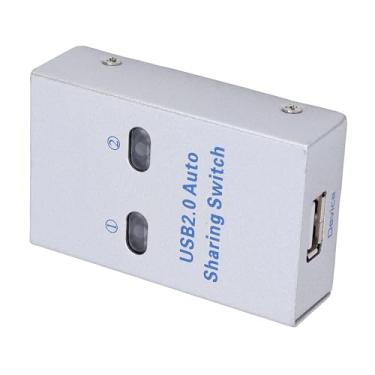 Imagem de Jiawu Interruptor de Compartilhamento de Impressora USB 2.0 Compartilhador Automático Eficiente para Dois Computadores Compartilhe 1 Impressora para PC, Trabalho e Uso Em Escritório