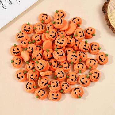 Imagem de Miniaturas De Abóbora De Resina Para Halloween, 20 Peças, Charms De Ba