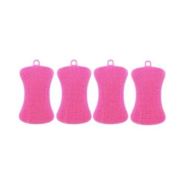 Imagem de Esponja De Silicone Para Cozinha, Escova De Limpeza Doméstica, Acessór