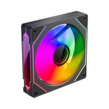 Imagem de Ventoinha De Gabinete De Computador 120mm Silenciosa ARGB Com Efeito E