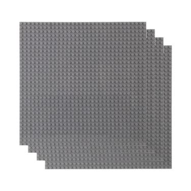 Imagem de Placas Base Clássicas 32x32 E 16x32 (4 Peças) Para Blocos De Montar DI