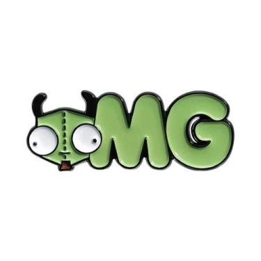 Imagem de Broches De Esmalte E Crachás De Lapela Do Desenho Animado Alien Invade