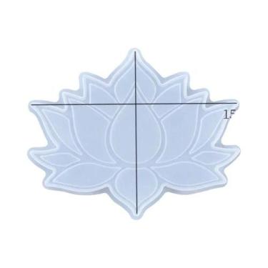 Imagem de Moldes De Silicone Para Porta-Copos De Resina Epóxi Em Formato De Flor