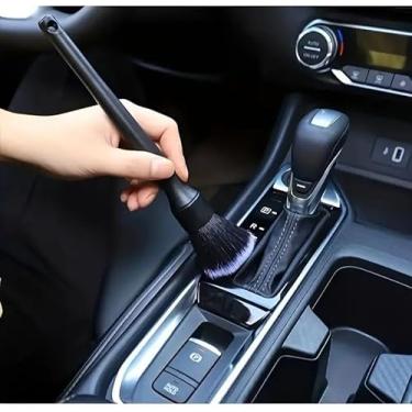 Imagem de Escova de limpeza de carro, escova de detalhes para lacunas, limpeza interior de carro, banheiro, pia, cantos (longo)