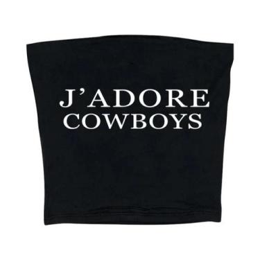 Imagem de Top Cropped Vintage Harajuku Y2k Sem Mangas Com Estampa De Letras Para