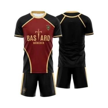 Imagem de Conjunto De Camiseta E Calções De Futsal Blue Lock Anime Para Homens E