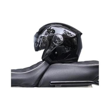 Imagem de Capacete De Motocicleta Unissex Com Dupla Lente, Capacete De Corrida P