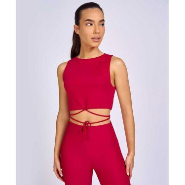 Imagem de Regata Alto Giro Skin Fit Amarraçao Magenta-Feminino