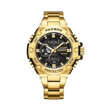 Imagem de Relógio Masculino De Luxo À Prova d'Água Militar Em Aço Quartz LIGE Mo