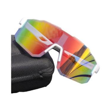 Imagem de Óculos De Sol UV400 Para Ciclismo Com Lente Grande, À Prova De Vento, 