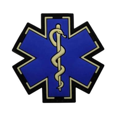 Imagem de Emblemas Táticos De Combate Medic First Aid IR Reflective Rescue Snake
