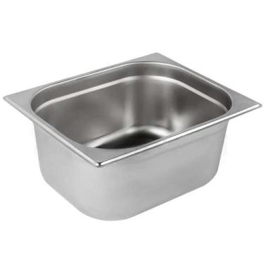 Imagem de Kit 3 Cubas Gastronomica Inox GN 1-3 x 100mm (325x176mm) - Brasinox